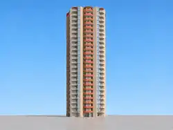 Проект №2-8 "Дом 26 этажей в г. Москва"