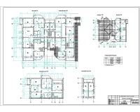 4.План 4 этажа, план мансардного этажа, фрагменты планов 2 и 3 этажей, план стропил, план кровли.jpg