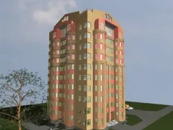 Проект №2-110 "Девятиэтажный жилой дом с мансардой в г. Чебоксары"